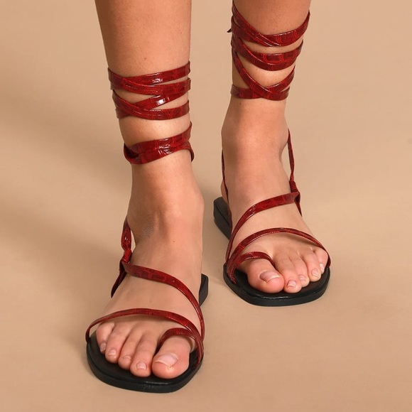Raid Shoes - NEW Wine Sandals